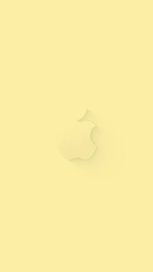 Эстетика пастельно-желтого логотипа Apple — Пастельная эстетика гиф Обои