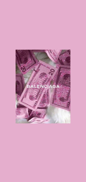 Обои Balenciaga эстетичный фиолетовый постер — iPhone 15 Обои
