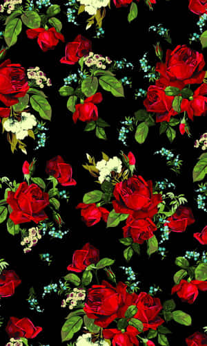 Red Roses background — Honor Pad X7 Обои