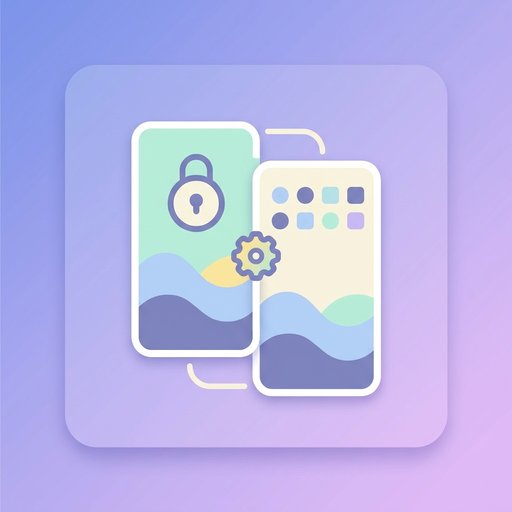 Пара для экрана блокировки и главного экрана | wallpaper image tool preview